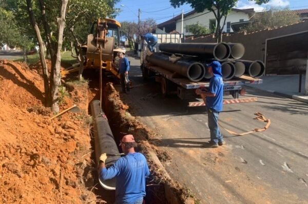 CONSTRUÇÃO DA SEGUNDA LINHA DE CAPTAÇÃO DO ATIBAIA AVANÇA EM VALINHOS