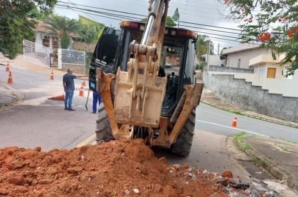 DAEV inicia os trabalhos da nova linha em pead na região do Vila Santana