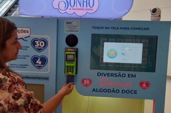 Quais são as formas de pagamento aceitas em vending machines