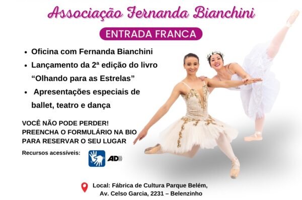 Sarau gratuito comemora os 28 anos da Associação Fernanda Bianchini