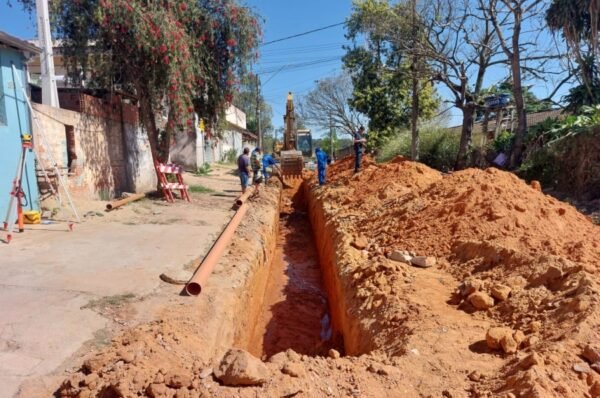 Valinhos inicia ampliação da rede de esgotos no bairro São Bento do Recreio
