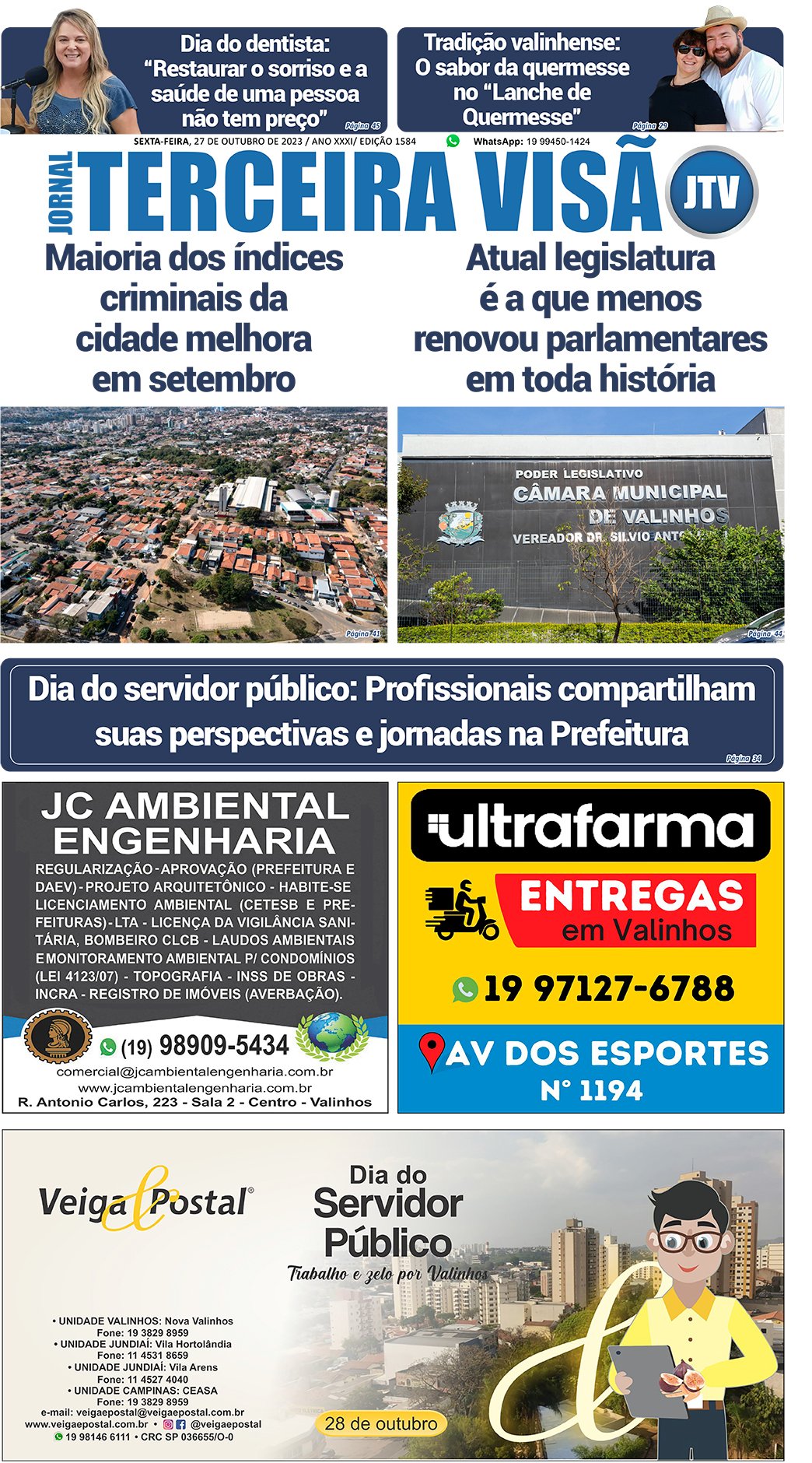 Edição 343 Agosto 2023 – Jornal Perspectiva