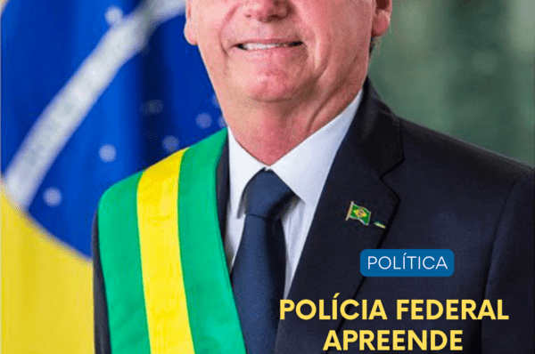 Polícia Federal apreende passaporte de Bolsonaro em meio a investigações