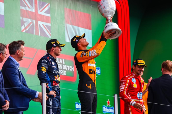 Norris vence Verstappen no GP da Holanda com mais de 20 segundos de vantagem