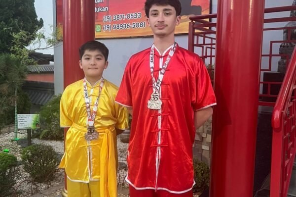 Davi e Igor Valente conseguem medalhas no Campeonato Paulista de Kung Fu 2024