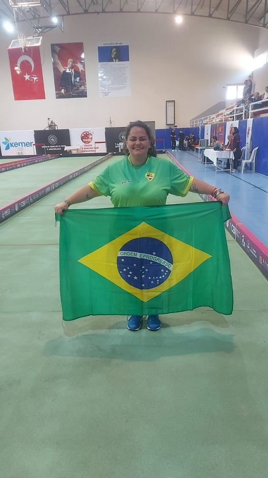 Carol Martins conquista prata no individual feminino no Mundial de Bocha na Turquia