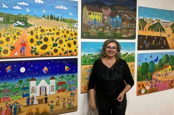 Artista de Valinhos, Eliete Tordin, expõe obras na Alemanha