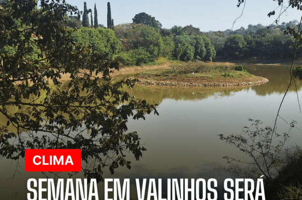 Semana em Valinhos será quente com possibilidade de chuva ao final