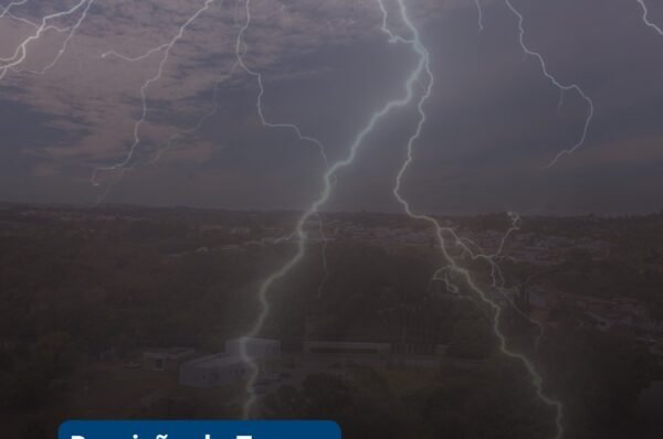 Semana começa com chuva intensa e temperaturas amenas