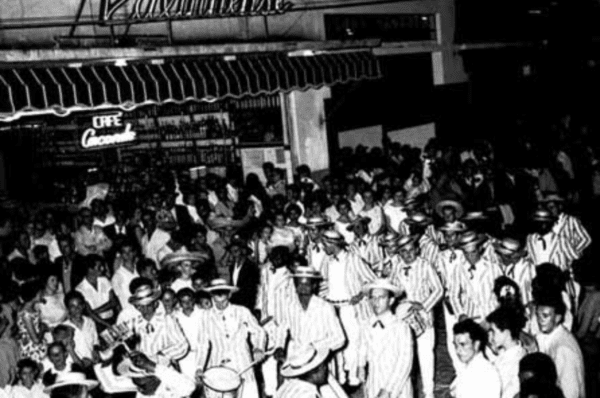 Carnaval no fim dos anos 50